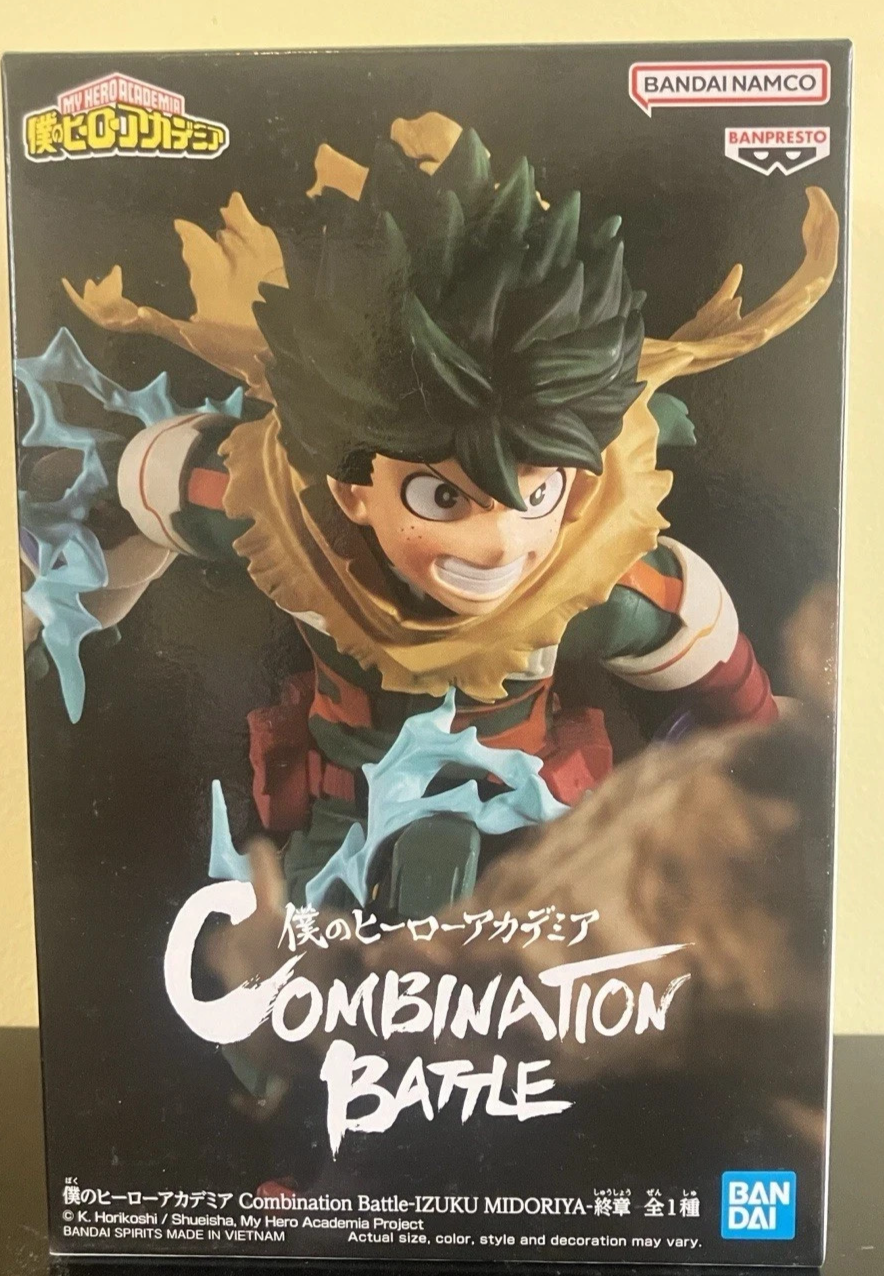 My Hero Academia Izuku Midoriya Deku Combination Battle Figure Banpresto Bandai