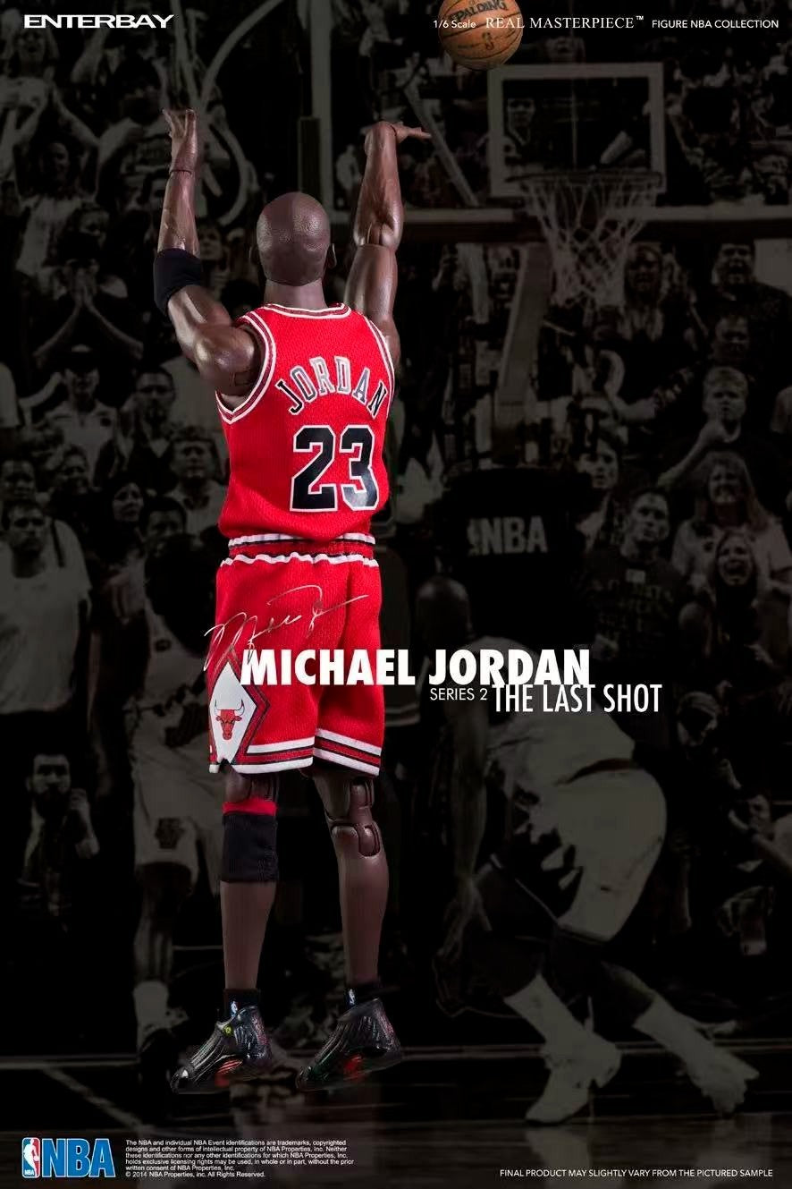 Preorder Enterbay Michael Jordan Last Shot 1/6 Figure Bulls NBA