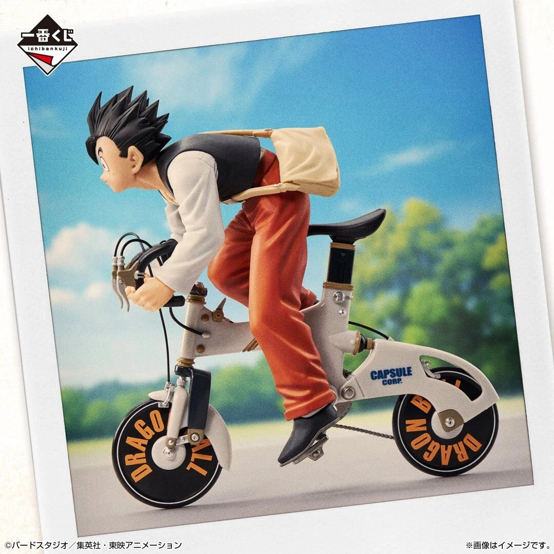 Dragon Ball Ichiban Kuji Snap Collection Son Gohan Bike Figure B Prize