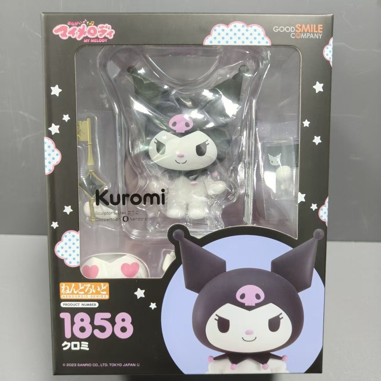 GSC Nendoroid 1858 Kuromi – Sanrio Series Figure – Official New