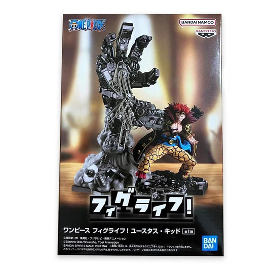 One Piece Eustass Kid Figure FigLife Banpresto Bandai Spirits Authentic