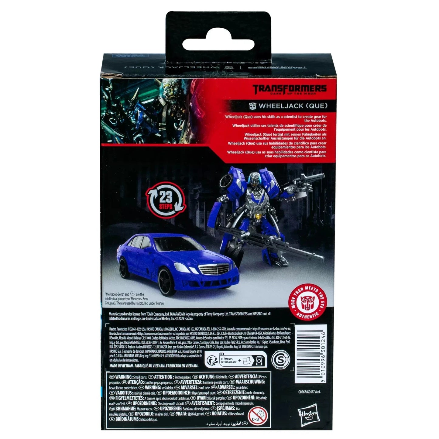 Transformers Studio Series Wheeljack Que DOTM Deluxe Figure Hasbro NEW