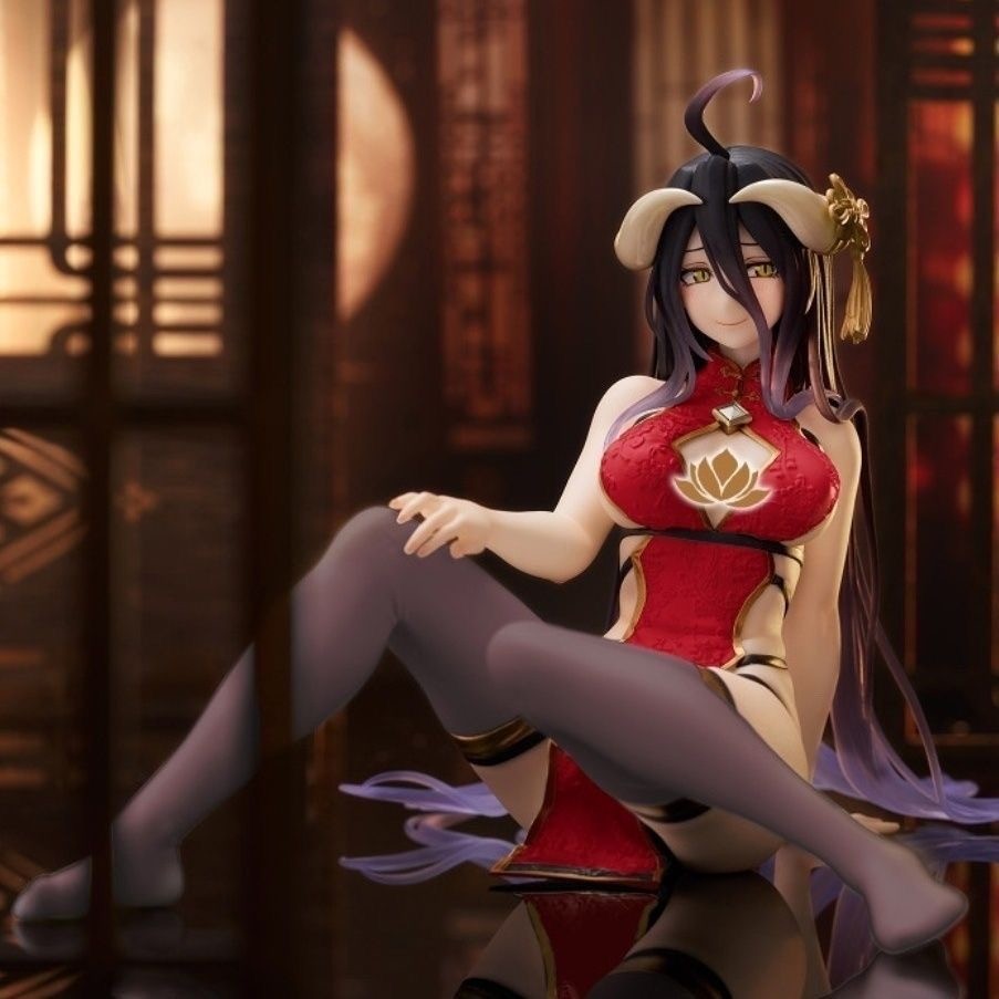 Overlord Albedo China Dress Ver. Renewal Desktop Cute Taito Prize Figure NEW