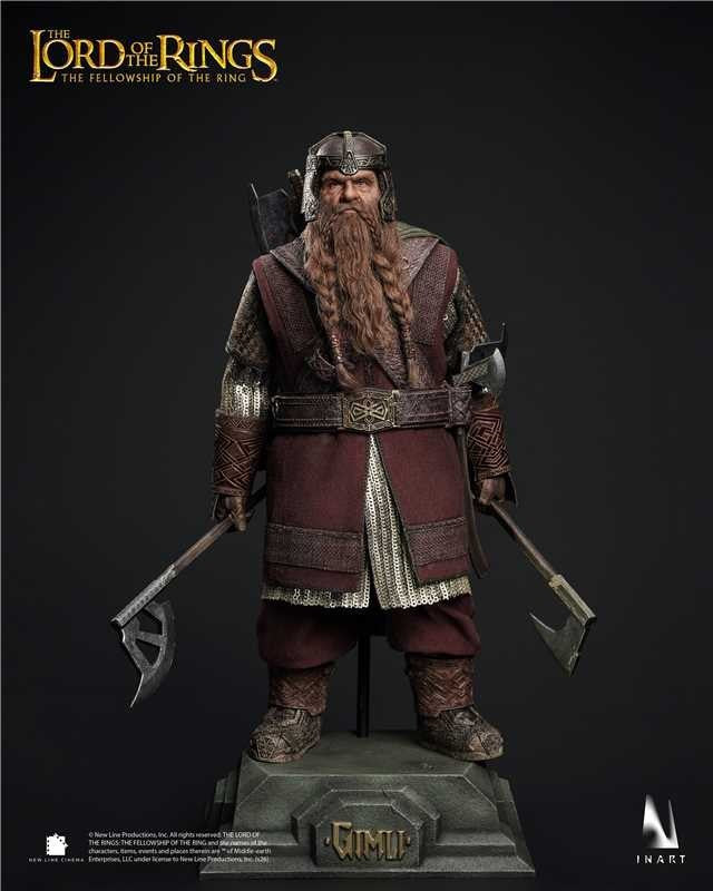 INART Gimli 1/6 Figure Lord of the Rings Fellowship Dwarf Collectible PREORDER