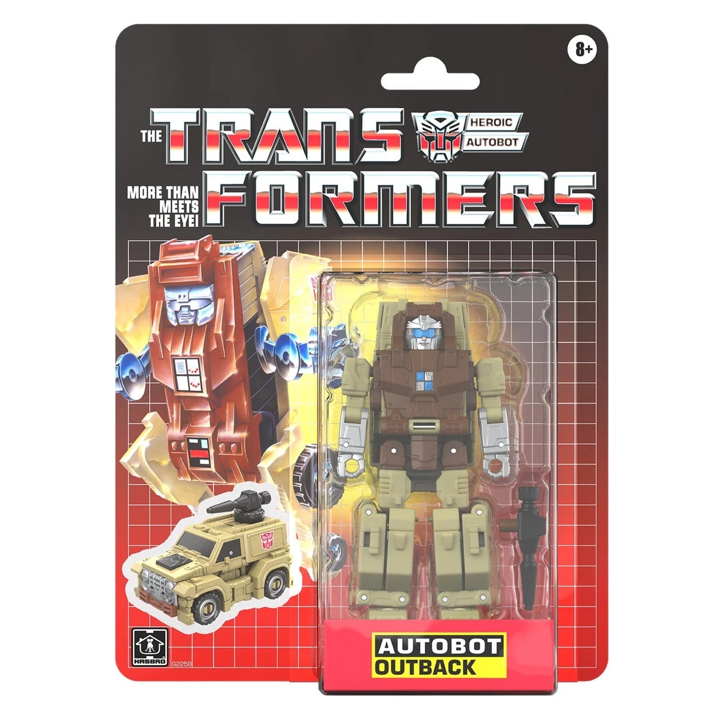 Transformers G1 Retro Autobot Outback Carded Figure Hasbro NEW