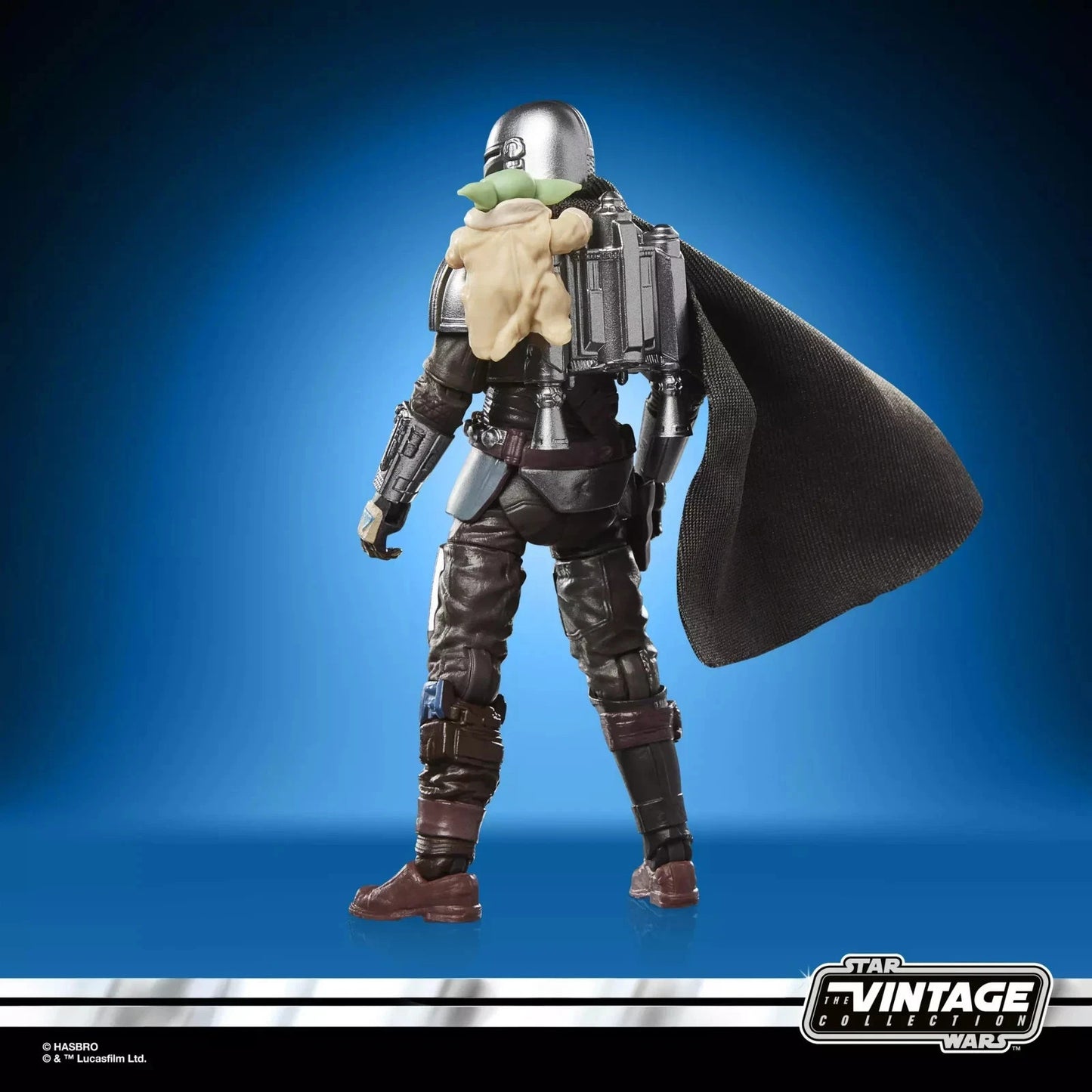 Star Wars VC Mandalorian Grogu Deluxe Kenner Style Carded Figure Hasbro