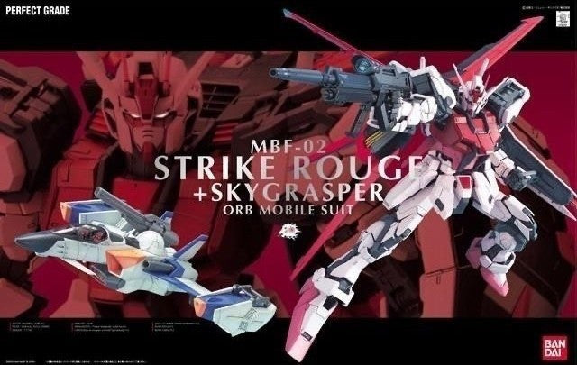 PG Strike Rouge + Skygrasper MBF-02 ORB Mobile Suit Bandai Spirit Gundam SEED