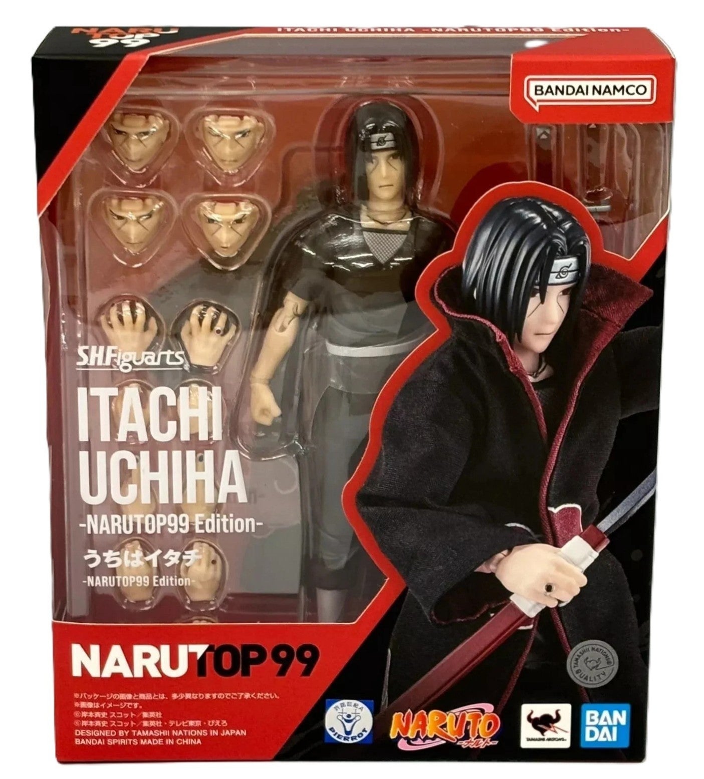 S.H.Figuarts Itachi Uchiha NARUTOP99 Edition SHF Bandai Tamashii Nations