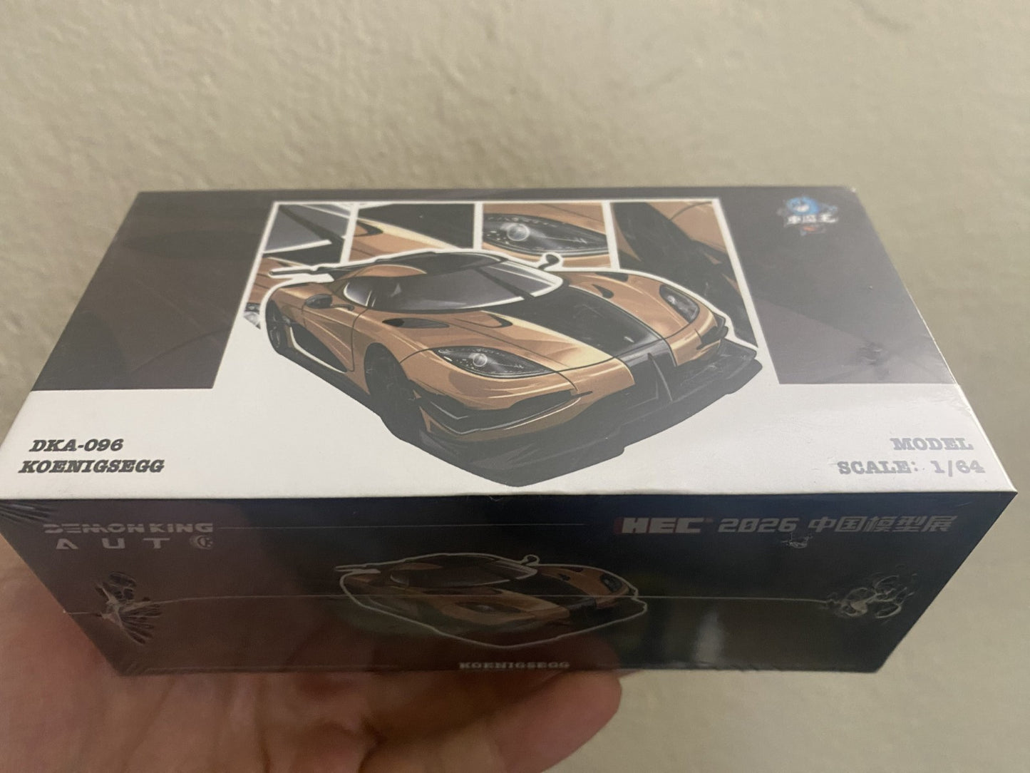 Demon King Koenigsegg One:1 Style 1/64 Diecast Model Car Gold