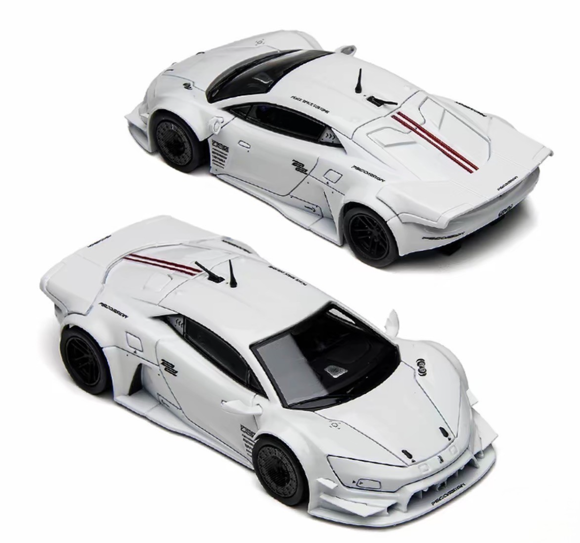TimeMicro PSC Yangwang U9 White 1/64 Diecast Model Car Widebody