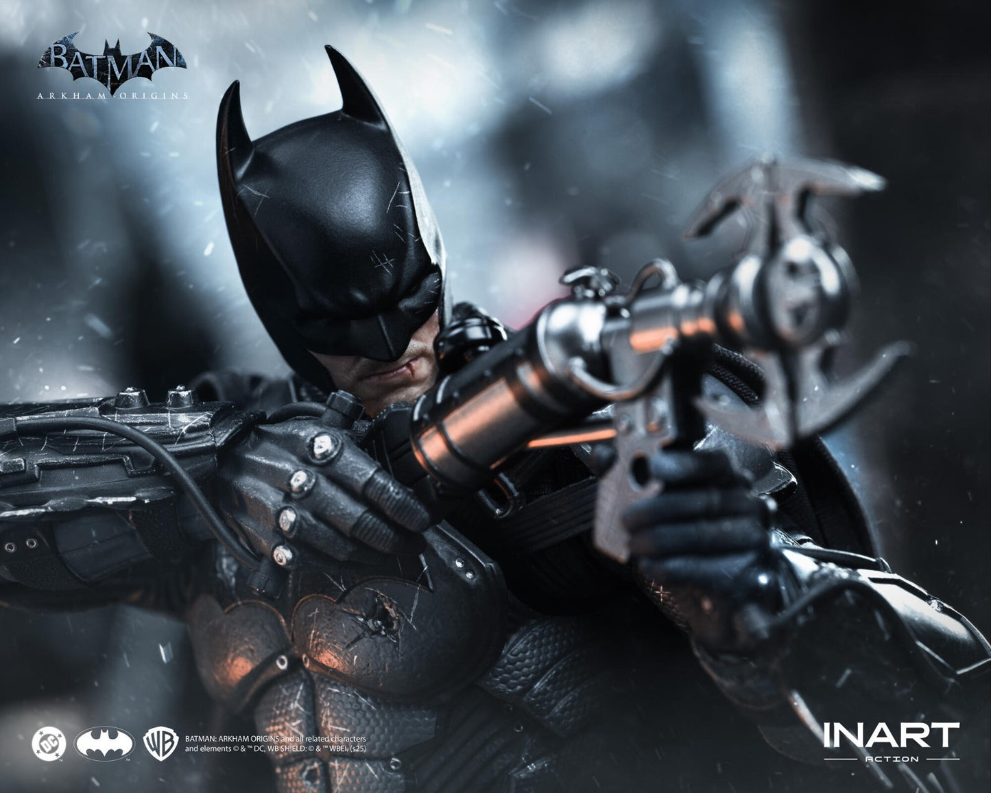 INART Batman Arkham Origins Battle Damaged 1/12 Figure DC Action PREORDER