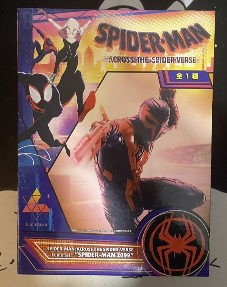 SEGA Luminasta Spider-Man 2099 Across the Spider-Verse Prize Figure NEW