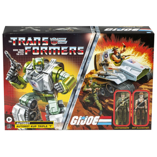 Transformers GI Joe Kup Triple T Sgt Slaughter Leatherneck Hasbro Collaborative