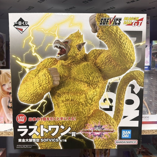 Ichiban Kuji Dragon Ball GT Golden Oozaru Goku Figure Last One Prize BNIB