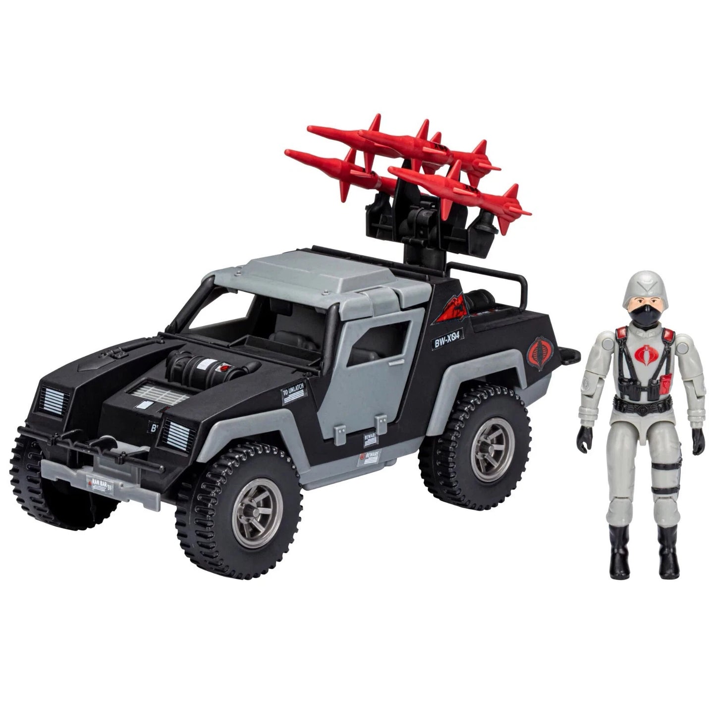 GI Joe Retro Cobra Stinger 4WD Night Attack Vehicle w Driver Hasbro NEW