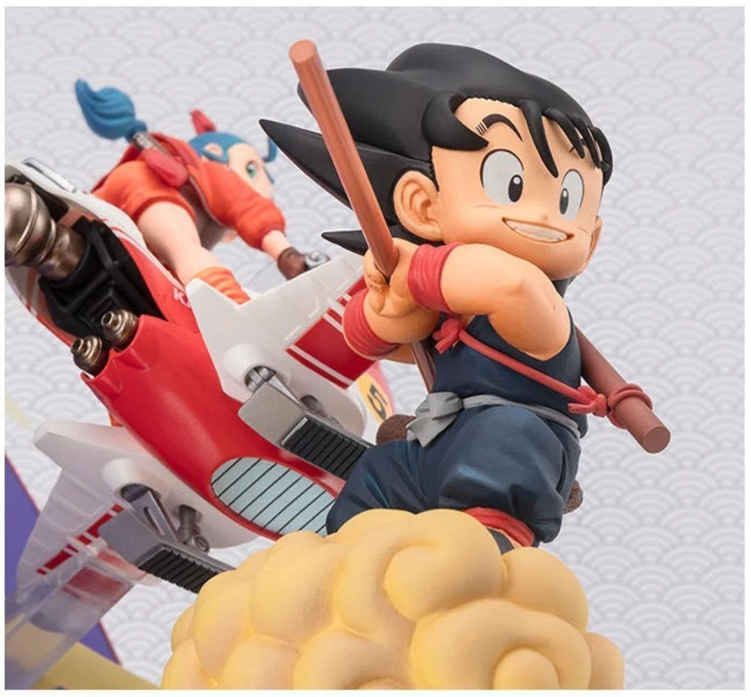 FiguartsZERO Dragon Ball Goku & Bulma Figure Flying Nimbus Bike Bandai