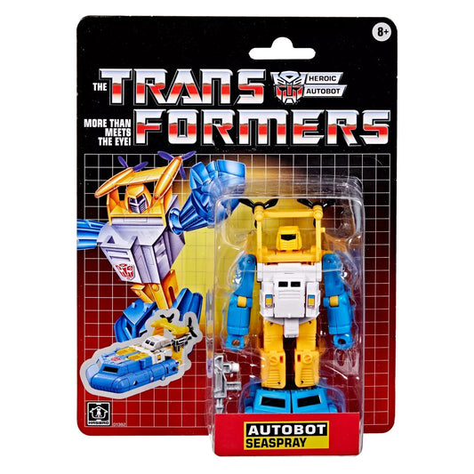 Transformers G1 Retro Autobot Seaspray Carded Figure Hasbro NEW