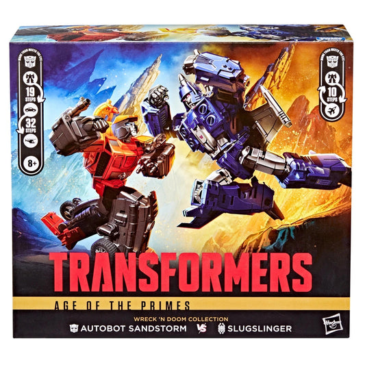 Transformers Sandstorm vs Slugslinger 2-Pack Wreck N Doom Collection Hasbro NEW