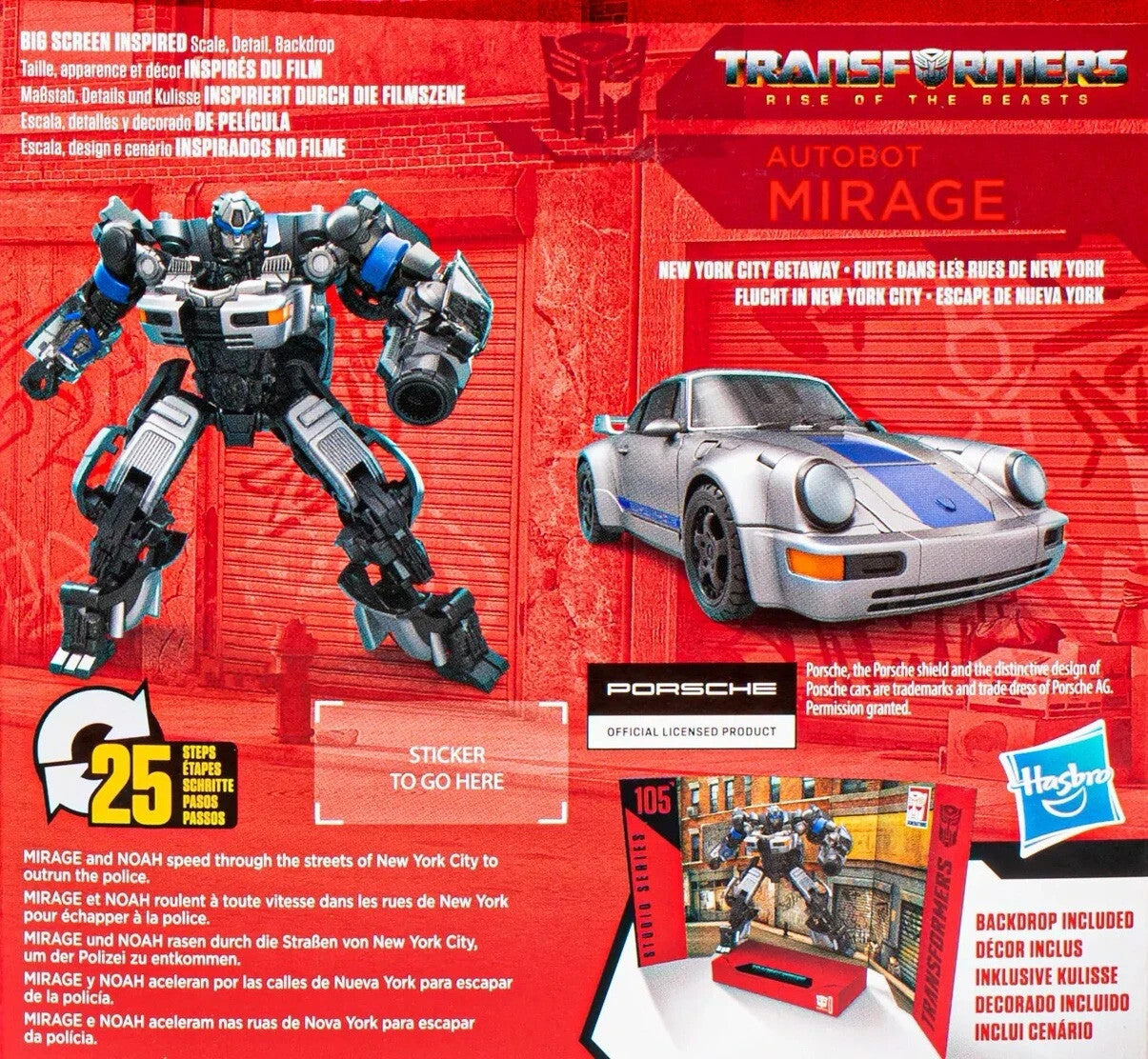 Transformers Studio Series 105 Mirage ROTB Deluxe Class Hasbro Takara Tomy New