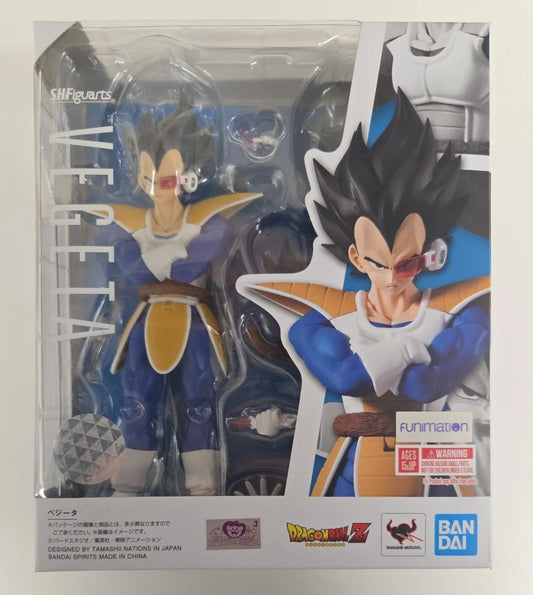 SH Figuarts Vegeta Scouter Dragon Ball Z Bandai Tamashii Nations Action Figure