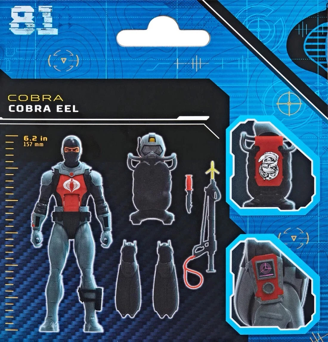GI Joe Classified Cobra EEL Diver Trooper Figure Hasbro NEW