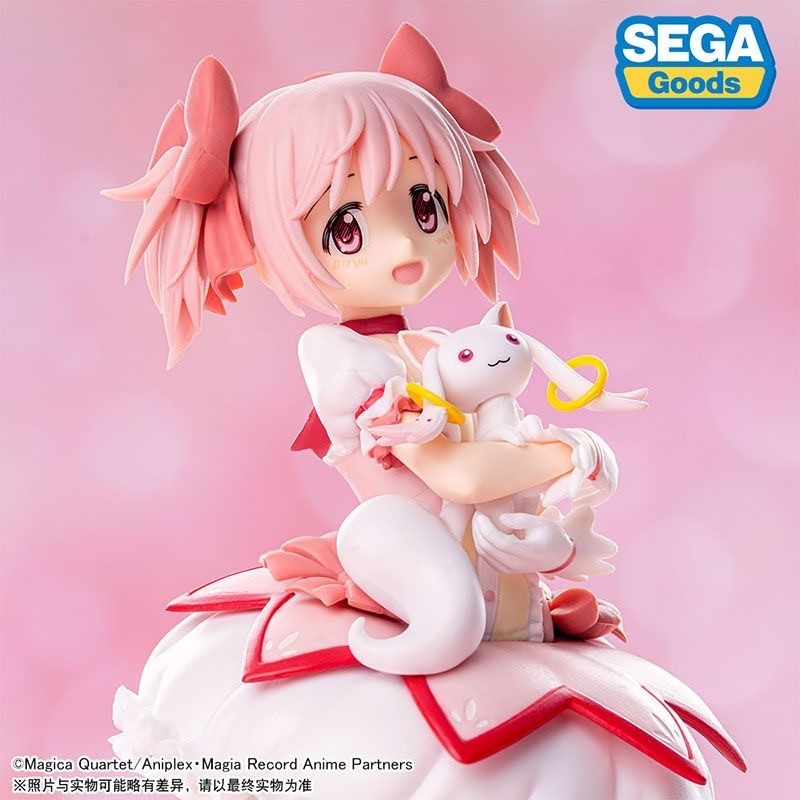 SEGA Goods - Madoka Kaname Figure w/ Kyubey | Puella Magi Madoka Magica Official