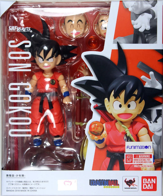 S.H.Figuarts Kid Goku Dragon Ball SHF Bandai Tamashii Nations Authentic Figure