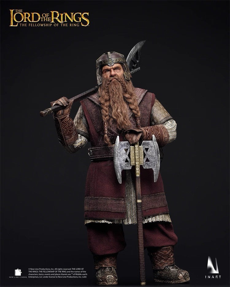 INART Gimli 1/6 Figure Lord of the Rings Fellowship Dwarf Collectible PREORDER