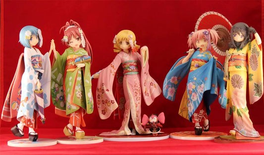 Aniplex Madoka Magica Maiko Ver. 1/8 Full Set of 5 Figures Complete Collection