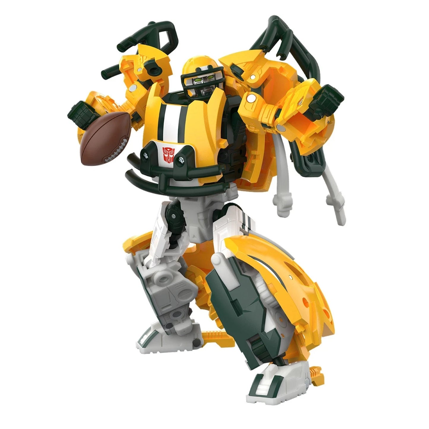 Tundra Prime Packers Transformers NFL Helmet Robot Hasbro Figure New 2-in-1