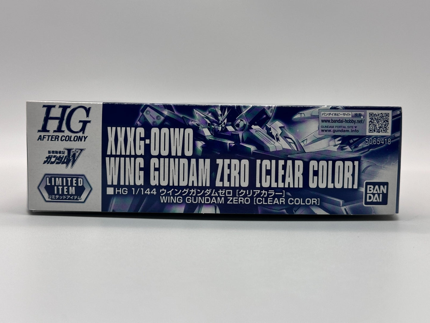 Bandai HG 1/144 Wing Gundam Zero Clear Color Limited Item Gundam W New