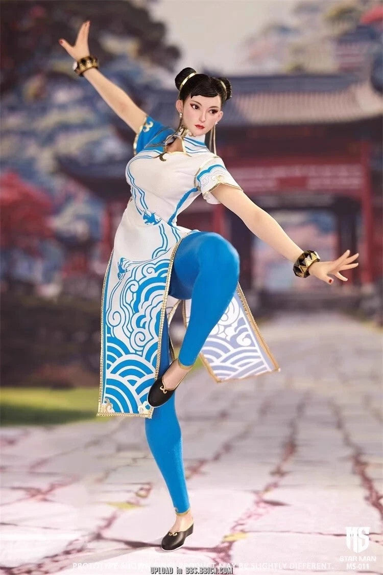 1/6 Chun-Li Street Fighter Action Figure Star Man MS-011 Collectible Model NEW