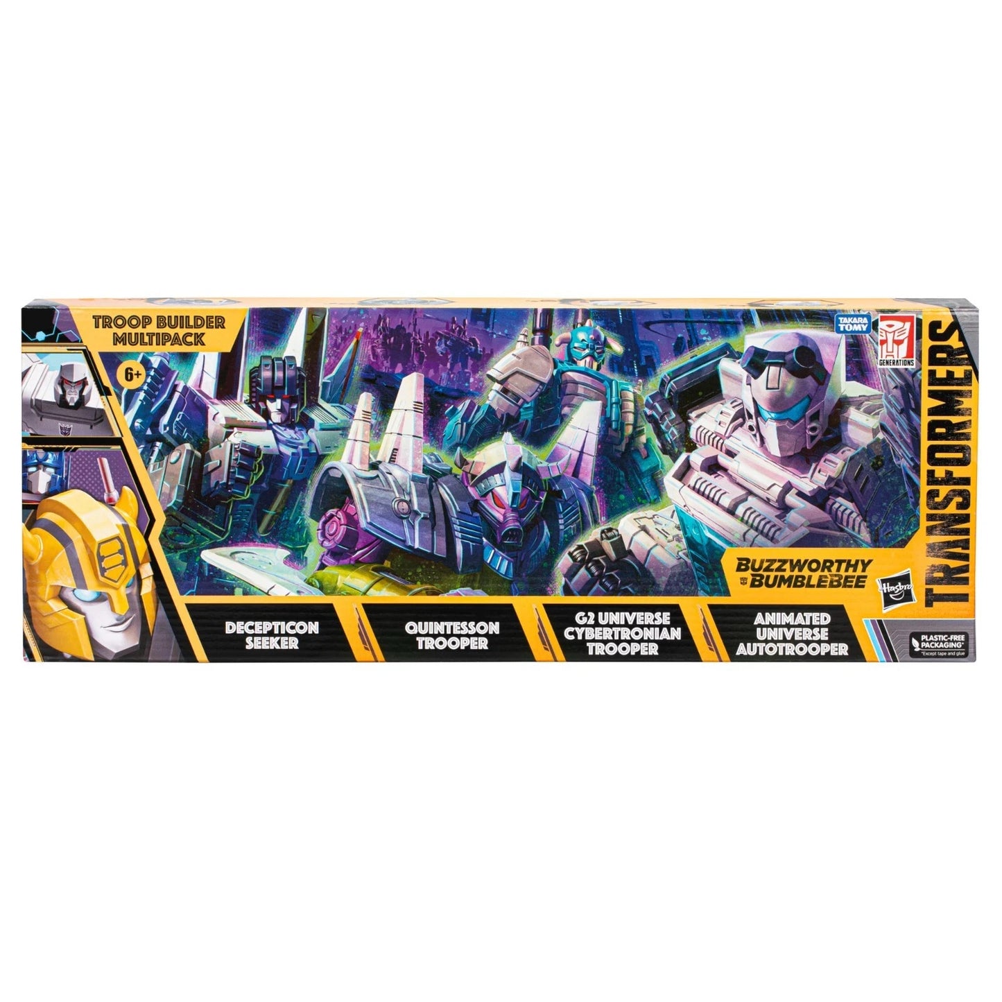 Transformers Buzzworthy Bumblebee Troop Builder Multipack Decepticon Seeker