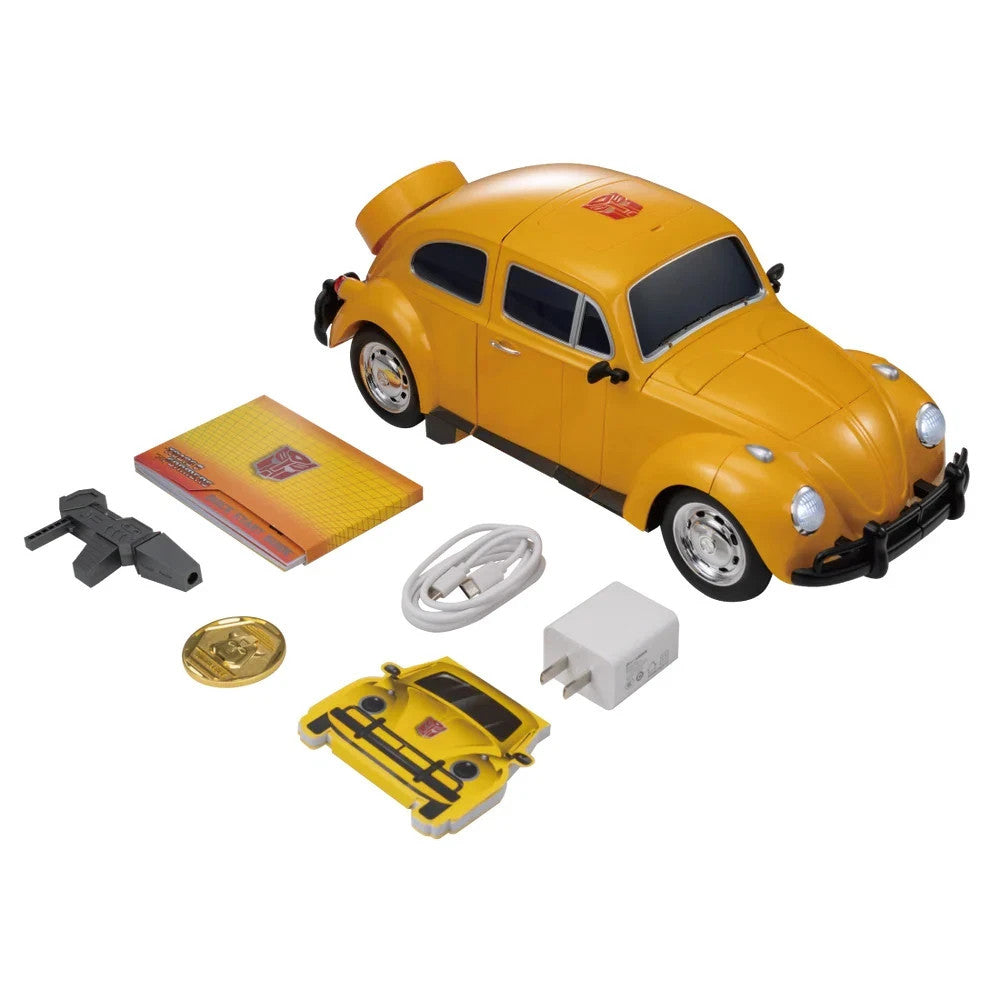 Robosen Transformers Flagship Bumblebee Auto-Convert Robot English 100-240V Car