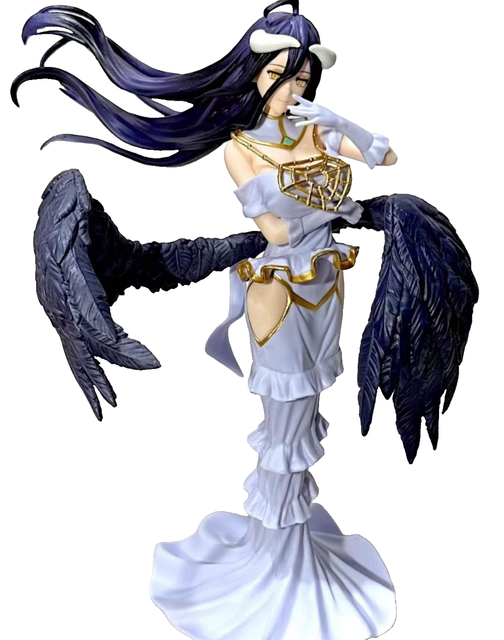 Overlord Albedo Figure Pure white Devil Costume Banpresto Anime JAPAN Statue