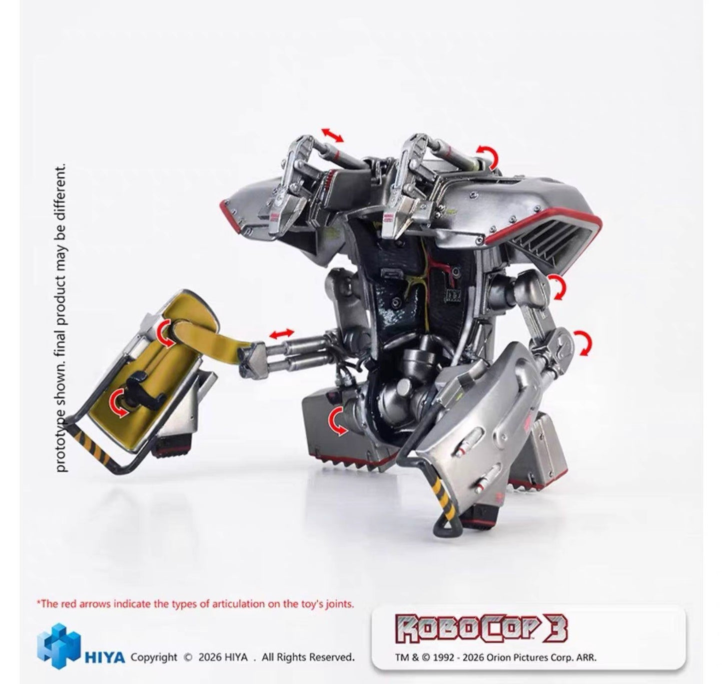 Hiya Toys RoboCop 3 RoboCop 1/12 Scale Action Figure Preorder Dec 2026