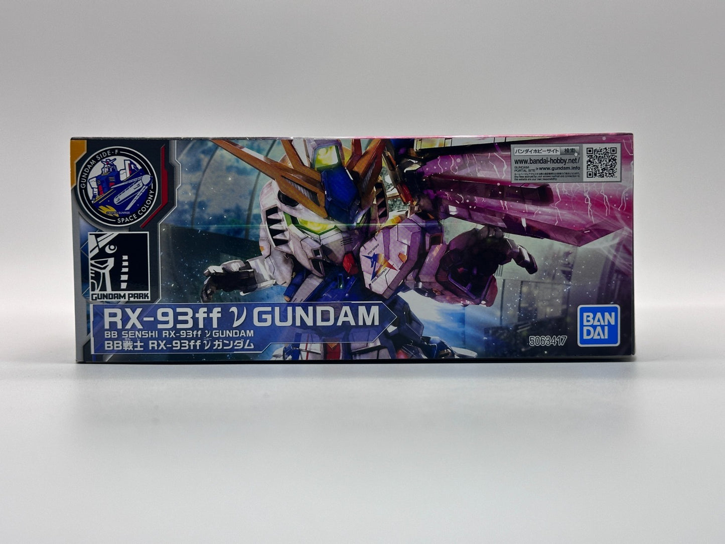 Bandai BB Senshi RX-93ff Nu Gundam Gundam Side-F Limited SD Model Kit New