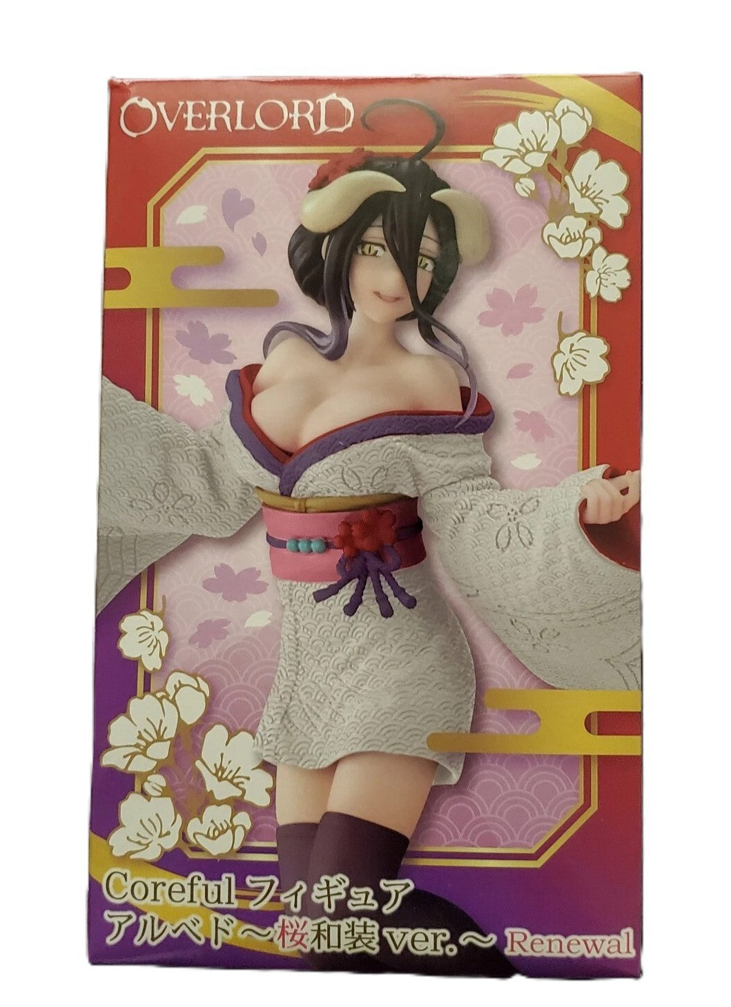 Overlord Albedo Coreful Sakura Kimono Ver. Renewal Figure Taito Japan Anime NEW