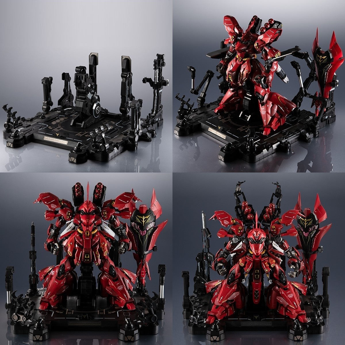 BANDAI METAL STRUCTURE KAITAI SHOU KI MSN-04 SAZABI Tamashii Nations New