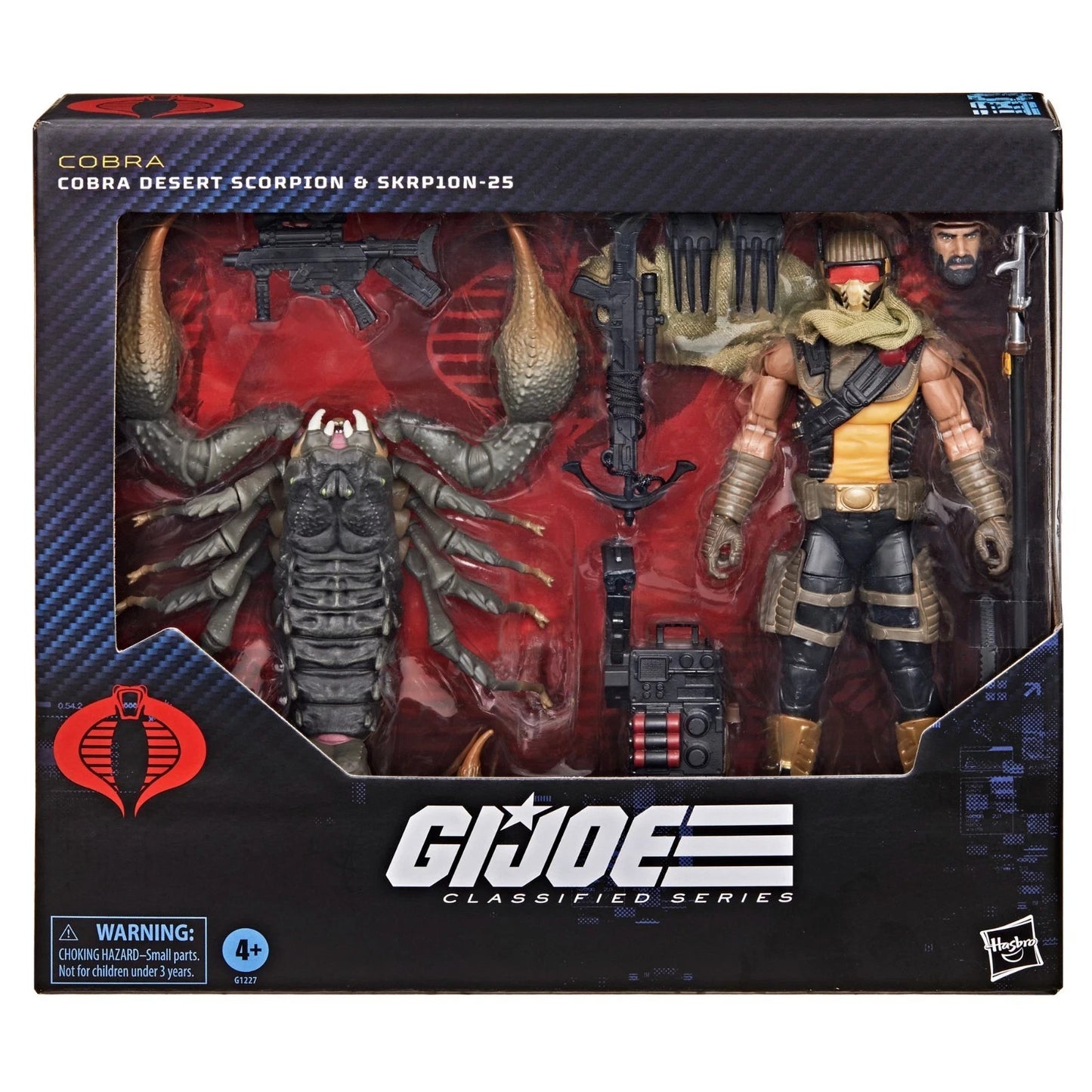 GI Joe Classified Series Cobra Desert Scorpion & Skorpion-25 Figure Set Hasbro