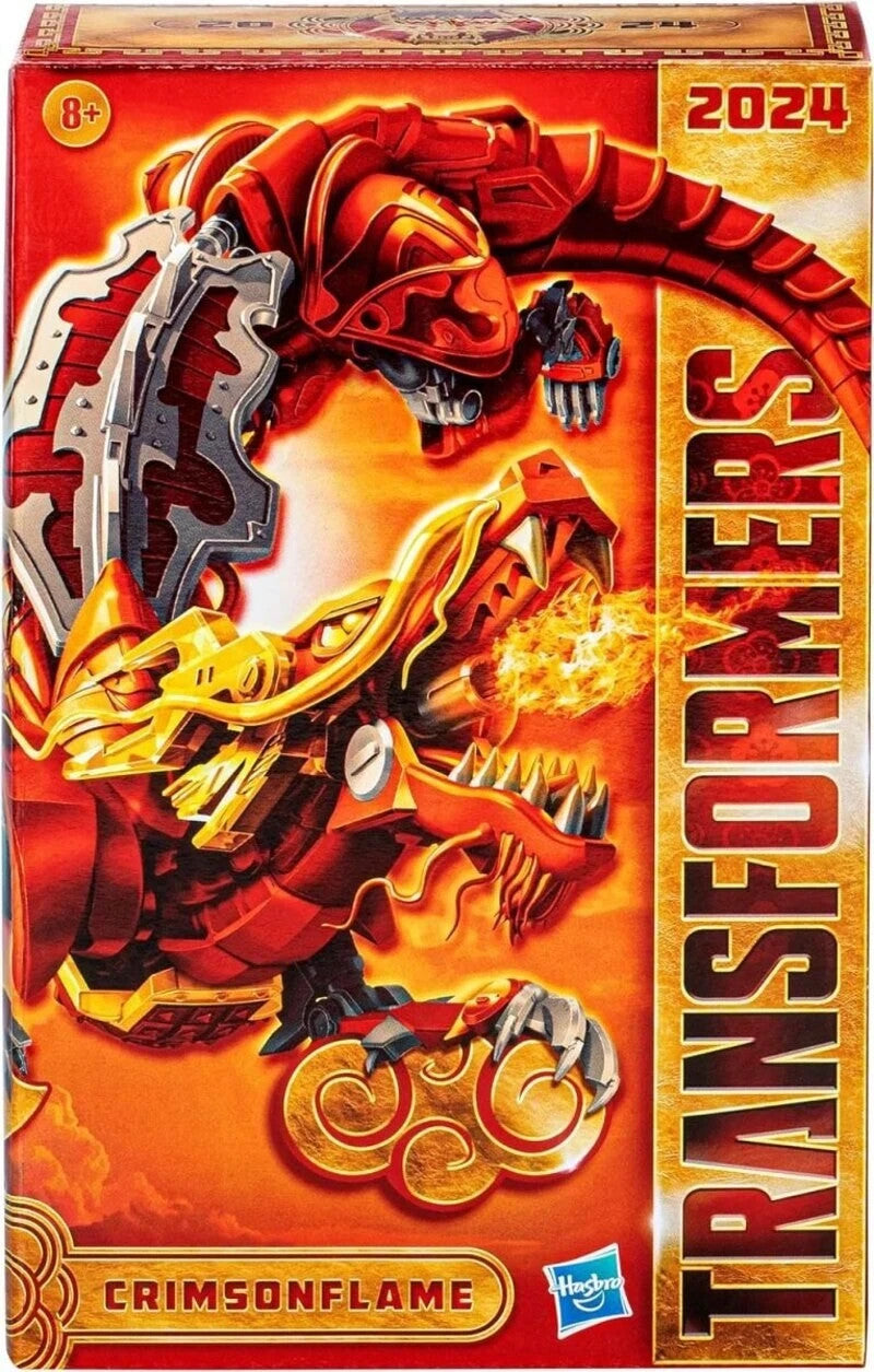 Transformers Crimsonflame Dragon 2024 Hasbro Action Figure Fire Breathing Toy