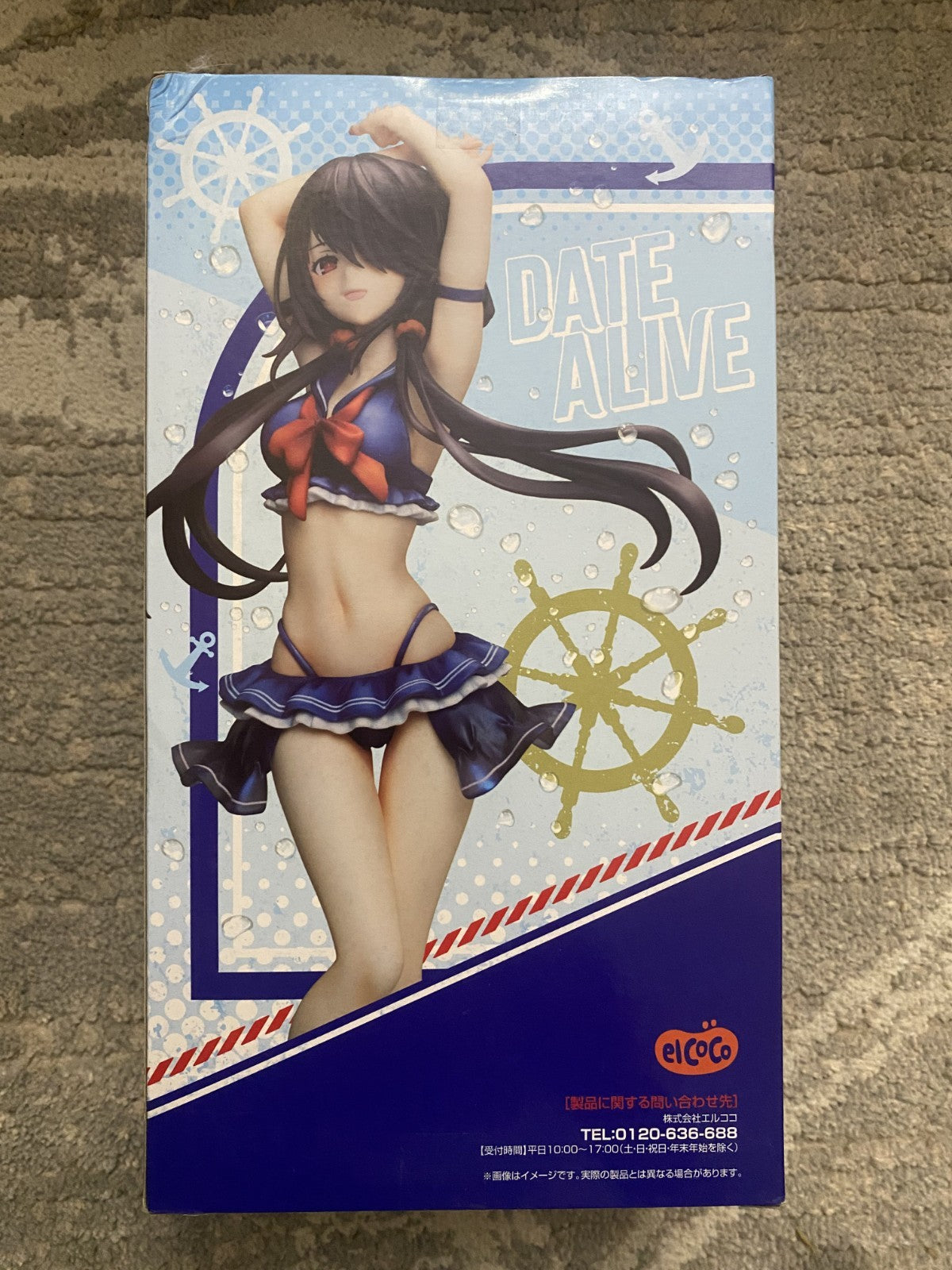 eICOCO Date A Live Kurumi Tokisaki Marine Ver Figure BNIB Official Anime Statue