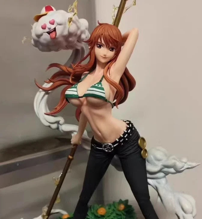 HUNTER FAN Recast Nami ONE PIECE 1/6 Resin Figure Anime GK Statue Painted
