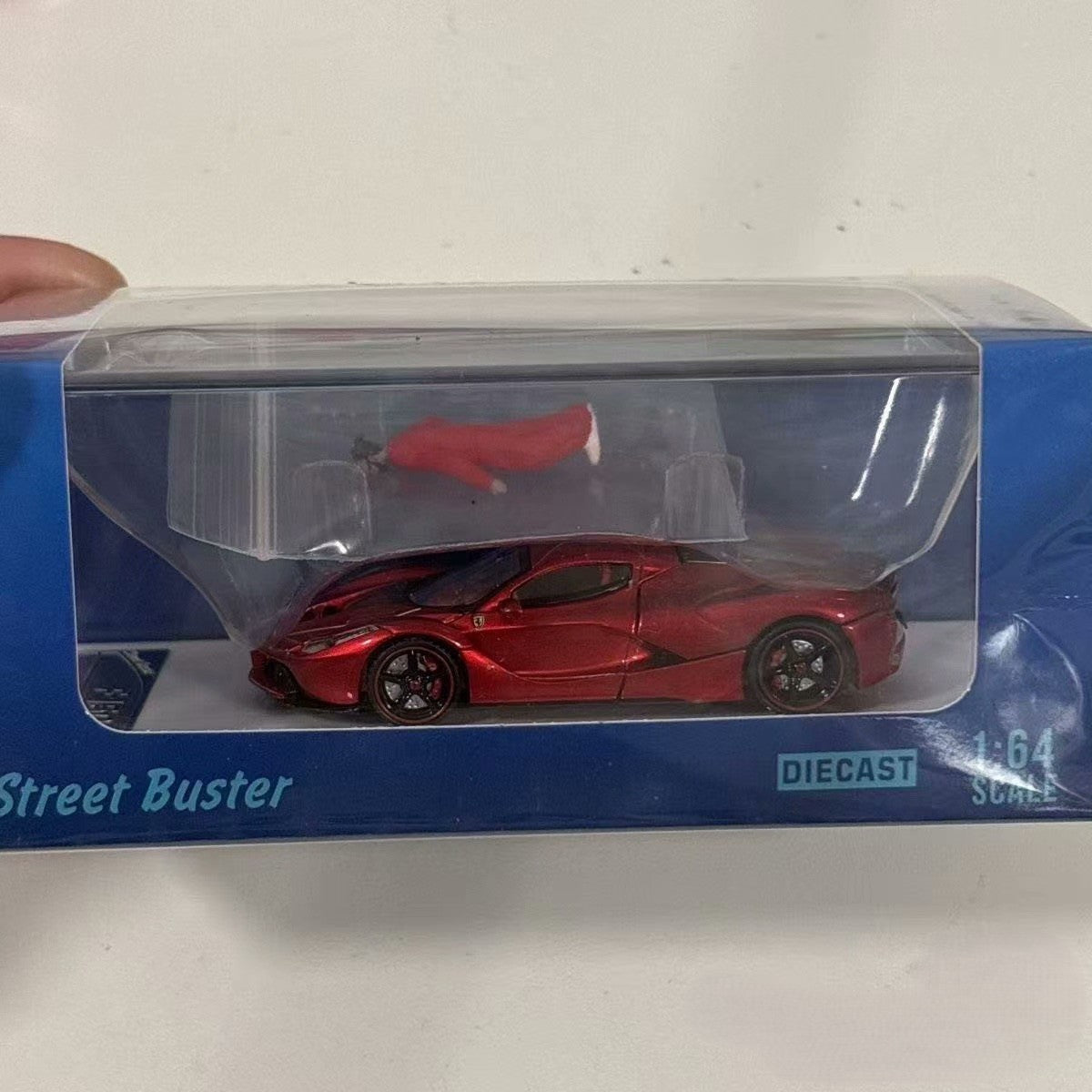 Street Buster 1/64 Ferrari LaFerrari F150 Hamilton Figure Diecast