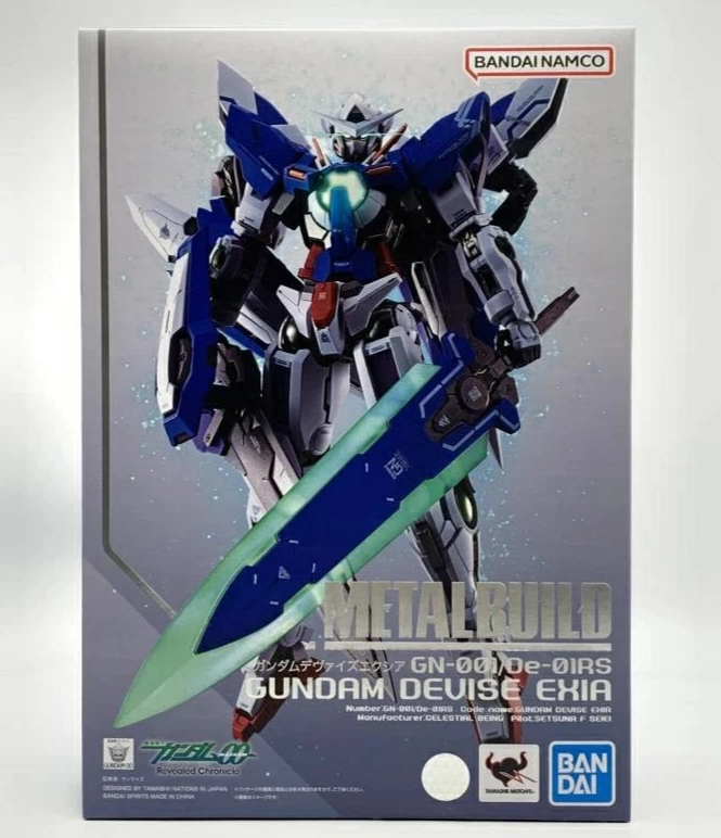 Bandai Metal Build Gundam Devise Exia GN-001DE 00V Action Figure
