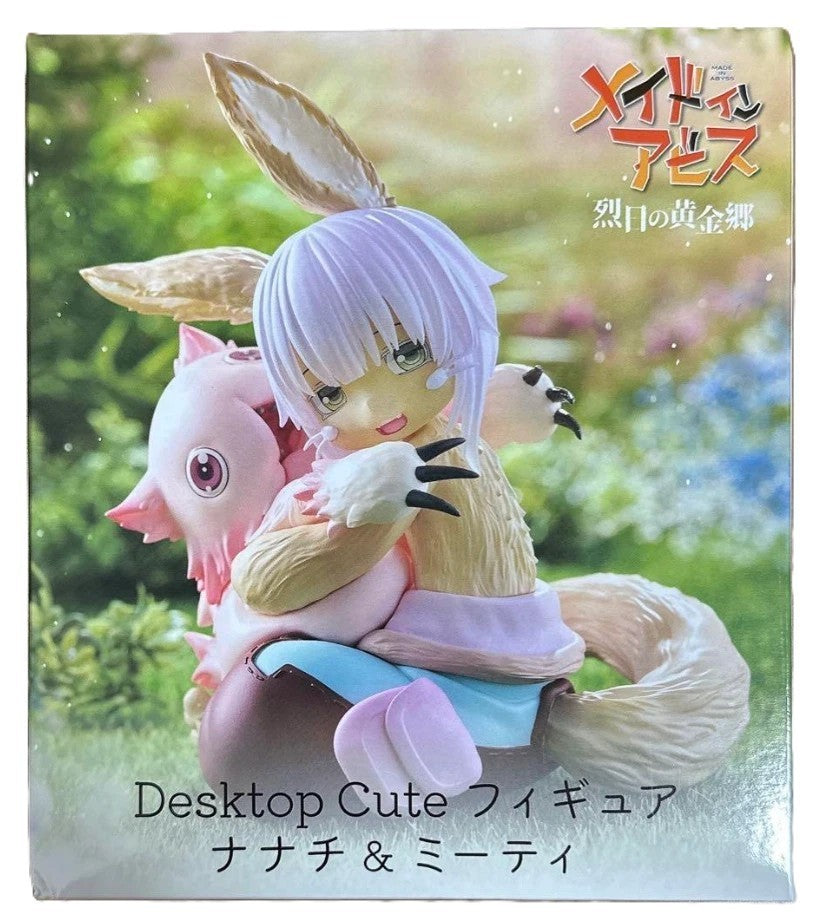 Made in Abyss Nanachi & Mitty Desktop Cute Figure Taito Anime Prize Figure New