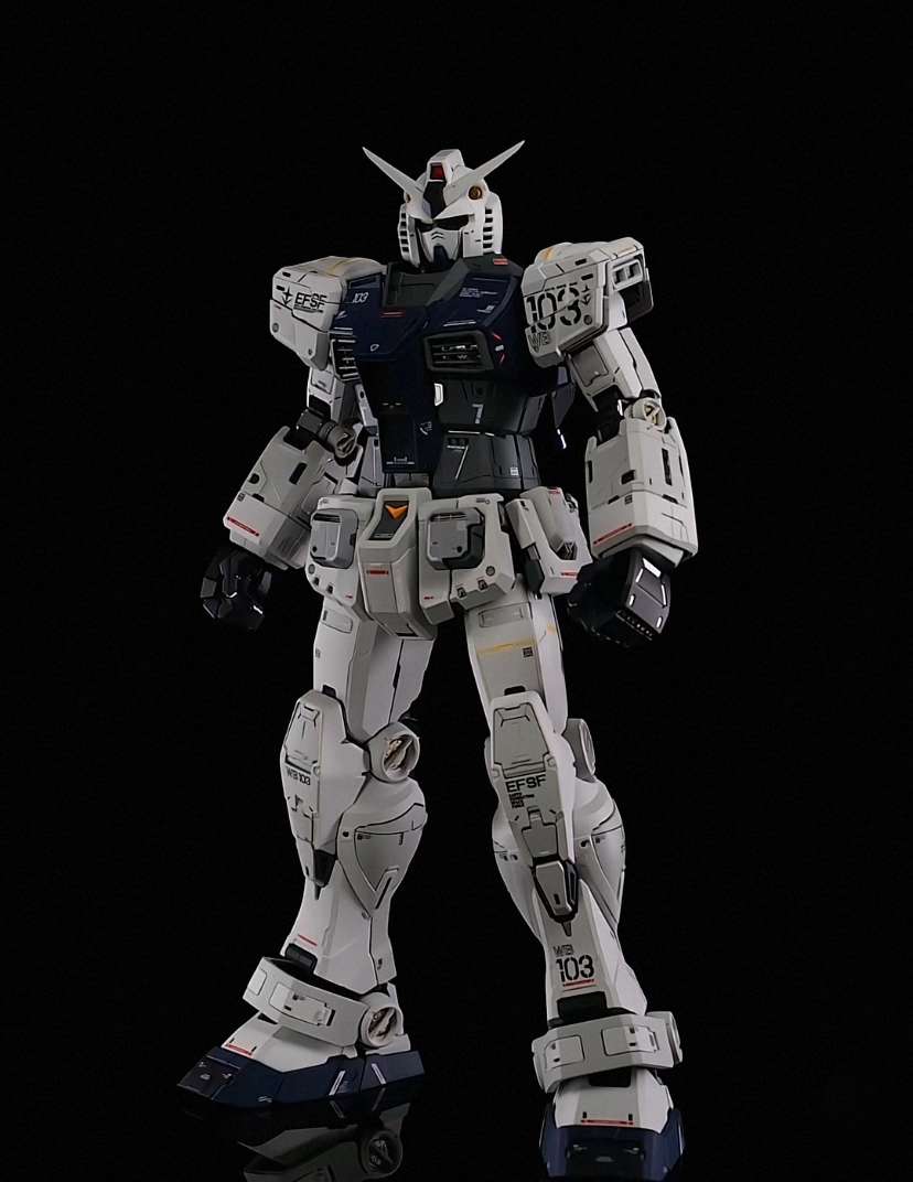 MG 1/100 RX-93 Nu Gundam Ver. Ka Custom Painted Model Kit EFSF MS 103 Figure
