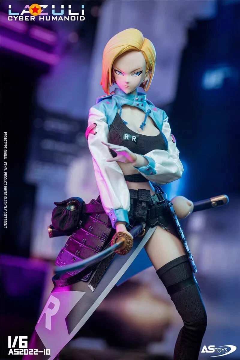 ASTOYS 1/6 Cyberpunk Dragon Ball Android 18 Action Figure