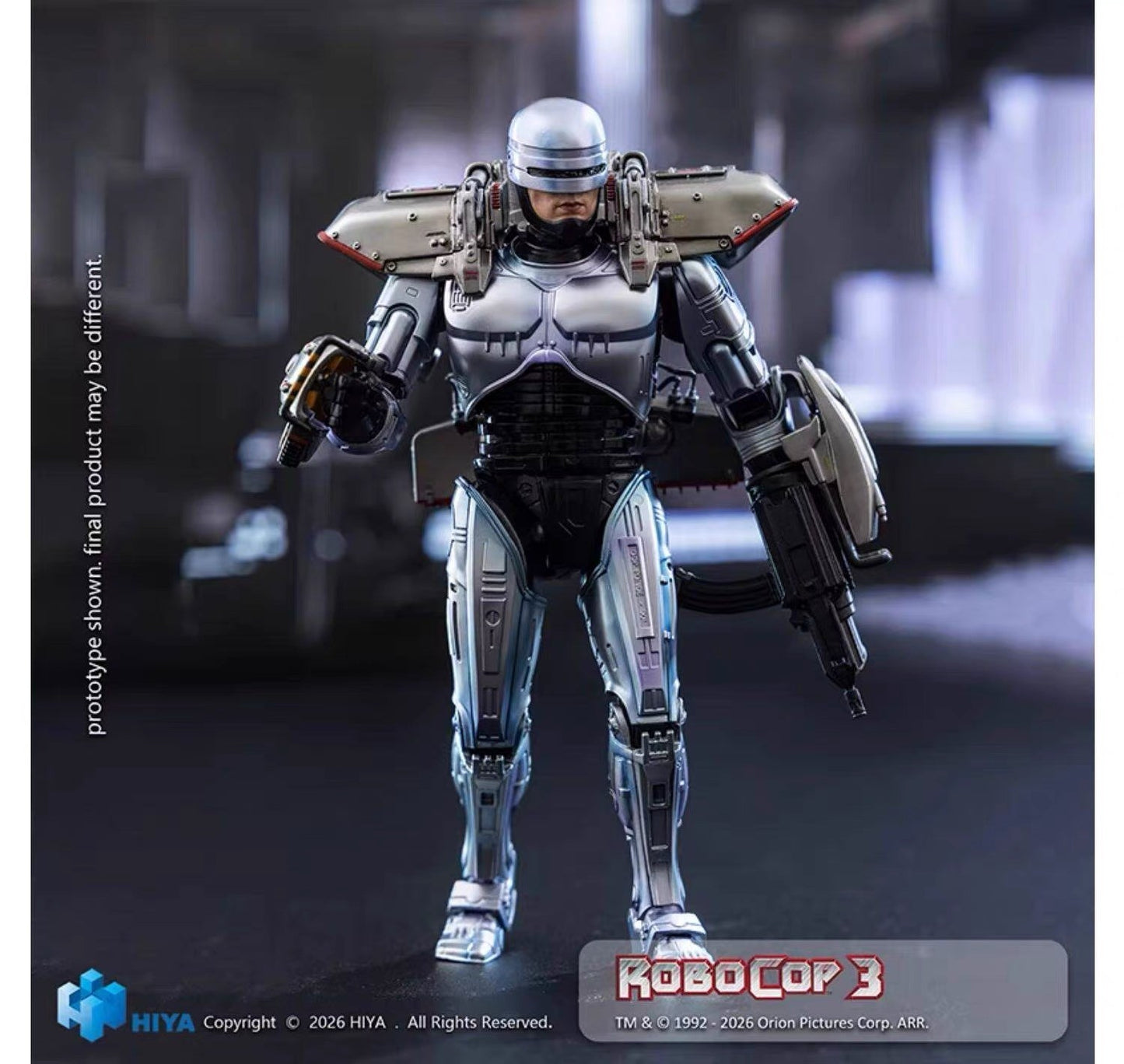 Hiya Toys RoboCop 3 RoboCop 1/12 Scale Action Figure Preorder Dec 2026
