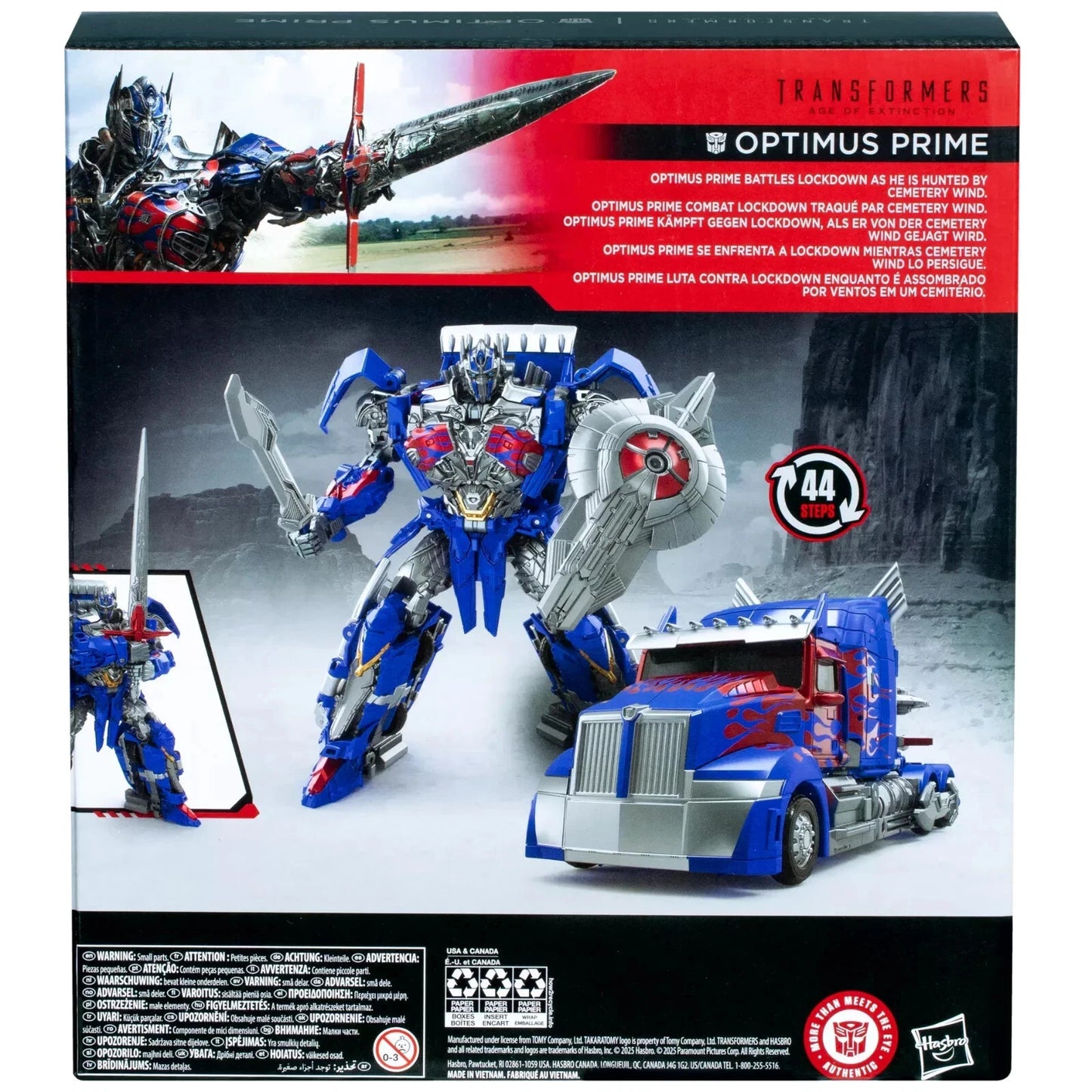 Optimus Prime Transformers Studio Series Age of Extinction Voyager Figure Hasbro